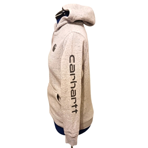 Carhartt Midweight Logo Sleeve Hoodie - Picture 6 of 7